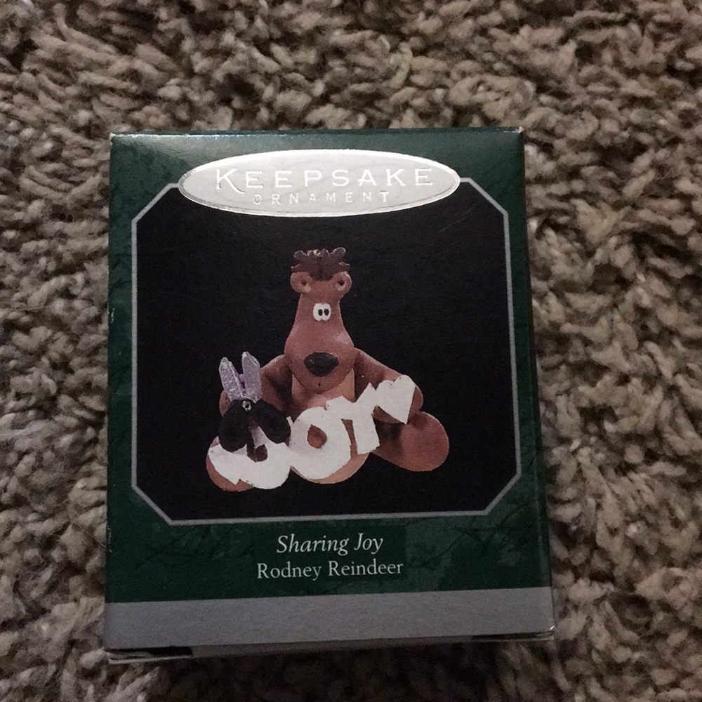 Sharing joy Rodney reindeer hallmark ornament